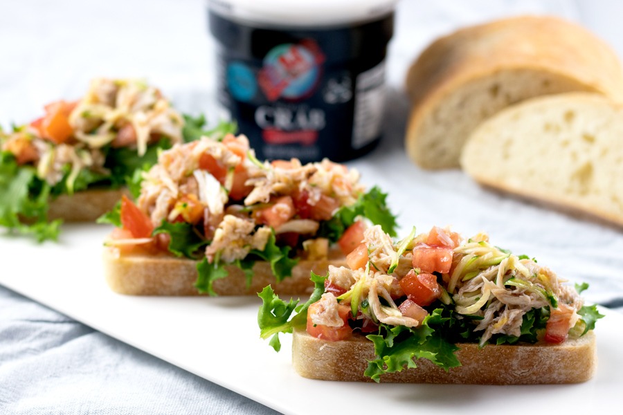 Crab Bruschetta