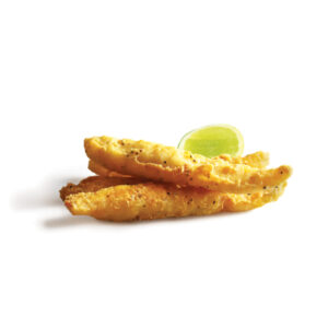 Salt and Pepper Battered Flathead