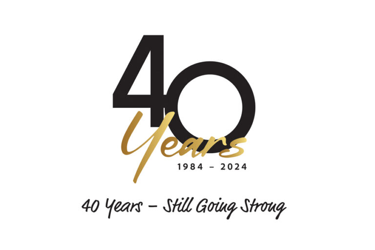 AT 40 Years logo